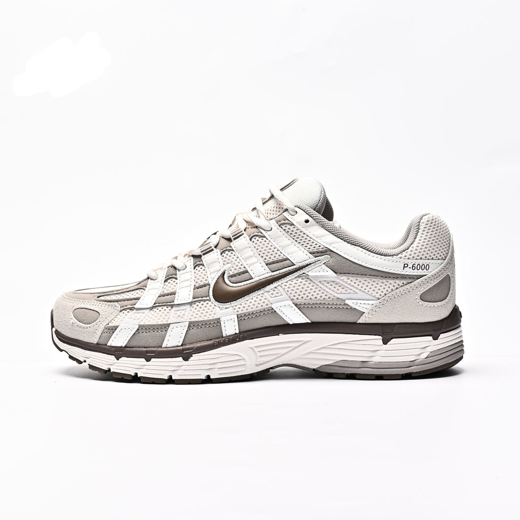 Nike P-6000 Light Iron Ore / Baroque Brown / White