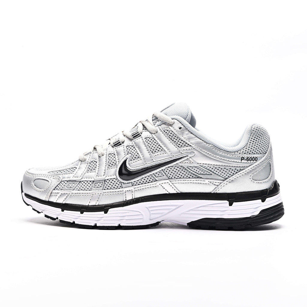 Nike P-6000 Metallic Silver / Black / White