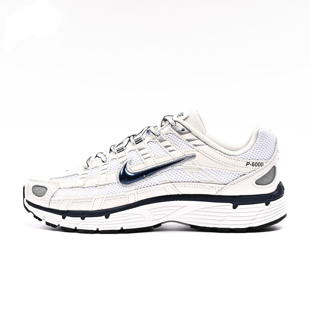 Nike P-6000 White / Midnight Navy