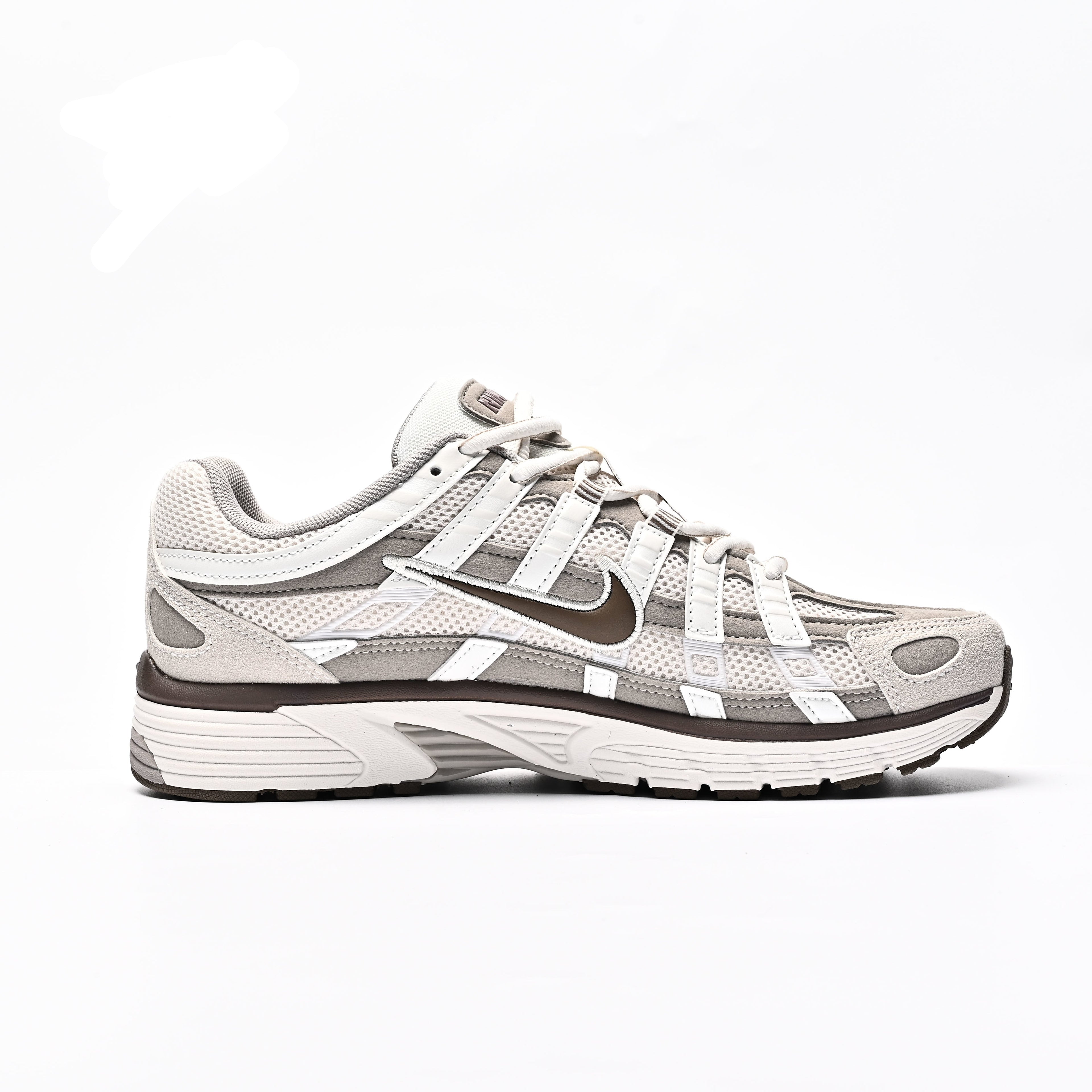 Nike P-6000 Light Iron Ore / Baroque Brown / White