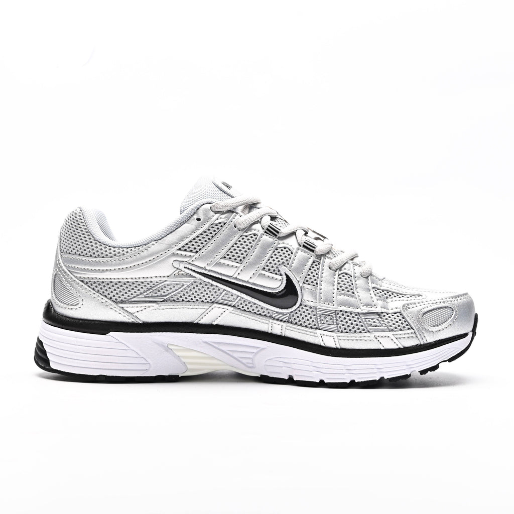 Nike P-6000 Metallic Silver / Black / White