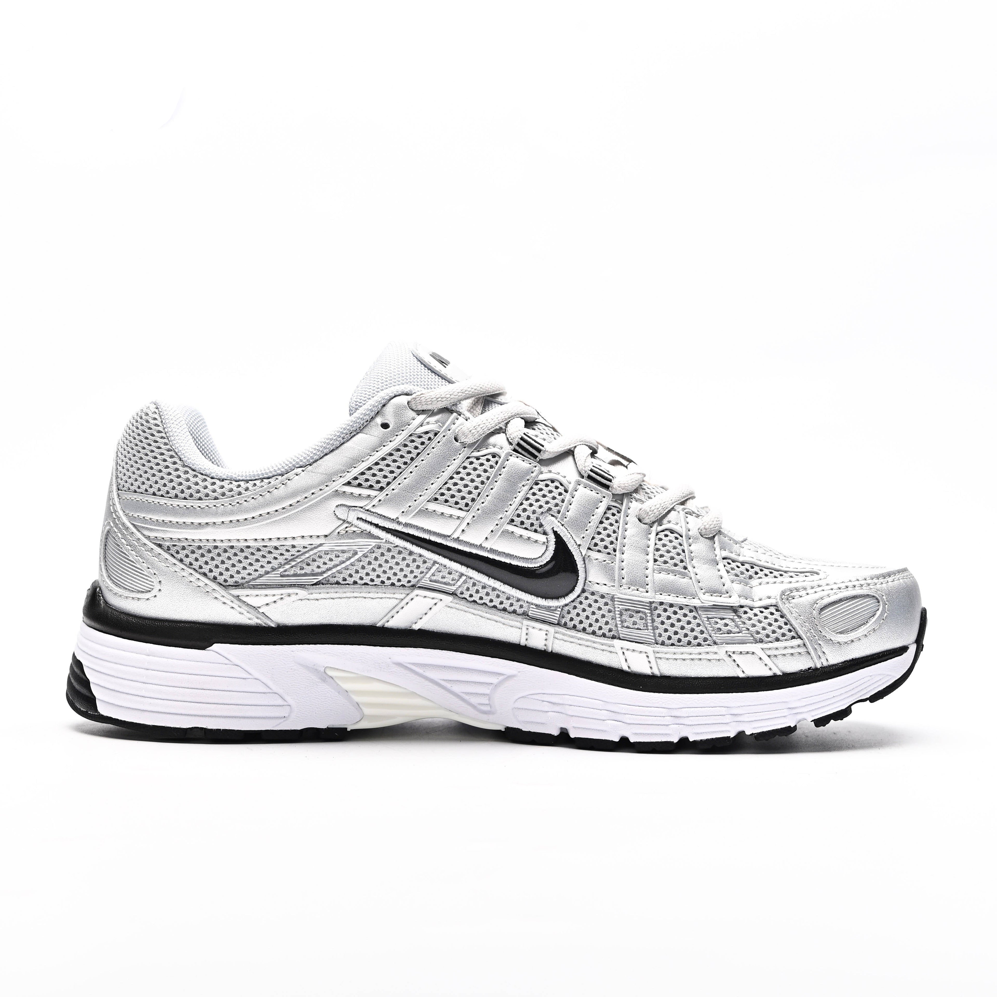 Nike P-6000 Metallic Silver / Black / White